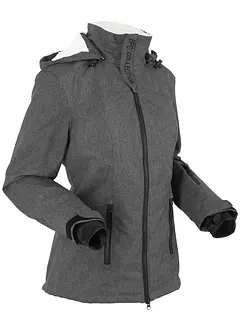 Funkční outdoorová bunda s medvídkovým flísem, nepromokavá, bonprix