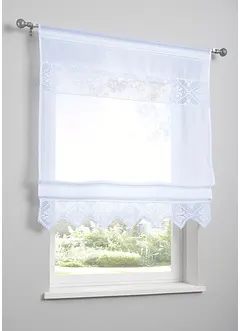 Řasicí roleta s háčkovaným lemem, bonprix