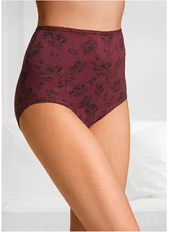 Vysoké kalhotky s organickou bavlnou (4 ks v balení), bonprix