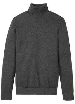 Svetr s rolákovým límcem a kašmírem, bonprix