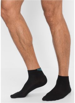 Sportovní ponožky s nápisem (5 párů) s organickou bavlnou, bpc bonprix collection