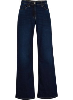 Strečové džíny s širokými nohavicemi a pohodlnou pasovkou, bpc bonprix collection