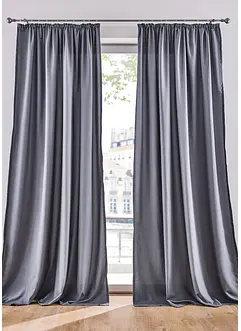 Závěsy z mikrovlákna (2 ks v balení), bonprix