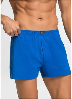 Volné žerzejové boxerky z bavlny (3 ks v balení), bonprix