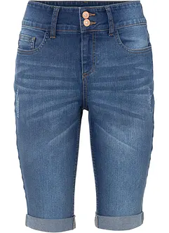 Džínové bermudy Mid Waist, bonprix