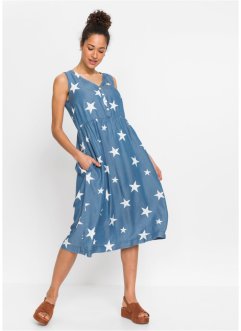 Džínové šaty z lyocellu TENCEL™ a potiskem hvězd, RAINBOW