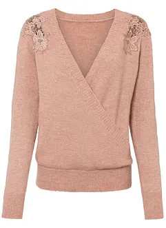 Svetr v zavinovacím vzhledu, bonprix