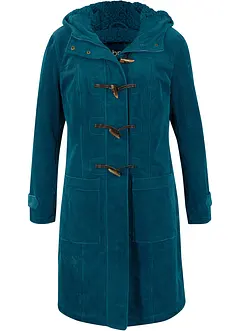 Polodlouhý kabát Dufflecoat, z manšestru, bonprix