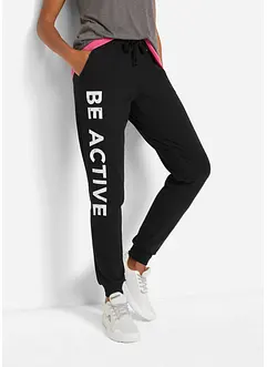 Joggingové kalhoty z bavlny s potiskem, Loose Fit, bonprix