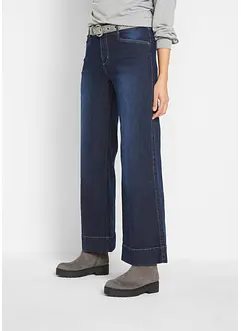 Strečové džíny Wide Leg, Mid Waist, bonprix