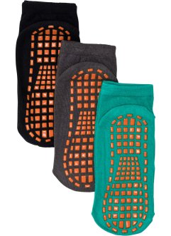Dětské ponožky s nopky (3 páry) s organickou bavlnou, bpc bonprix collection