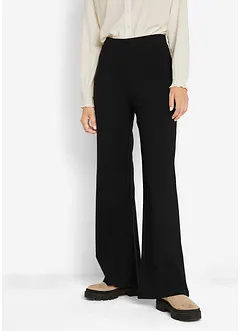 Široké kalhoty s pasem na gumu, z viskózové směsi, bonprix