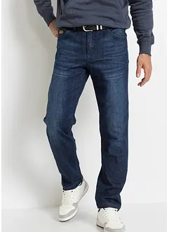 Strečové džíny Classic Fit se zesíleným rozkrokem, Tapered, bonprix