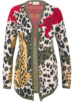 Pletený kabátek s leopardím vzorem, bpc selection