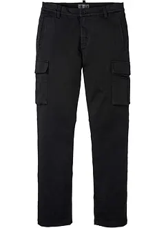 Strečové kalhoty s čistou bavlnou, Regular Fit, Straight, bonprix