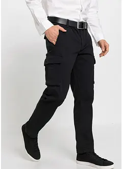 Strečové kalhoty s čistou bavlnou, Regular Fit, Straight, bonprix