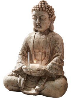Dekorace Buddha se skleničkou na svíčku, bpc living bonprix collection