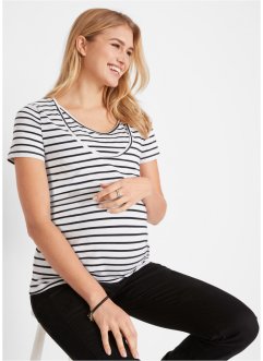 Těhotenské a kojicí tričko (2 ks), s organickou bavlnou, bpc bonprix collection