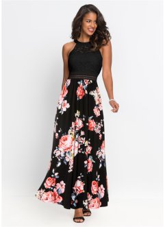 Letní šaty s květovým vzorem a krajkou, BODYFLIRT boutique