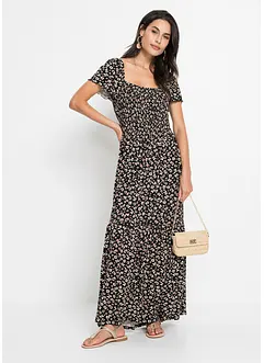 Dlouhé šaty ze směsi s viskózou, bonprix