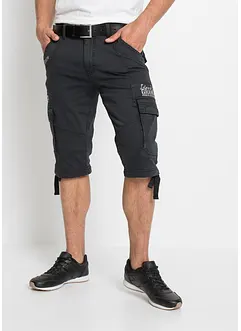 Dlouhé strečové bermudy s cargo kapsami, Regular Fit, bonprix