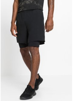 Dvouvrstvé joggingové šortky, bpc bonprix collection