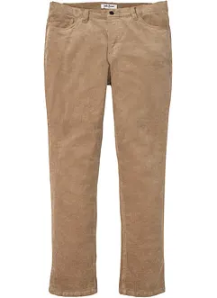 Manšestrové kalhoty Regular Fit, se strečem, z kolekce Pohodlný střih pro břicho, bonprix