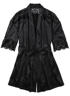 Saténové kimono s lesklým efektem, bonprix
