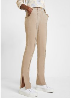 Bengalínové kalhoty s rozparkem, Straight, bpc bonprix collection