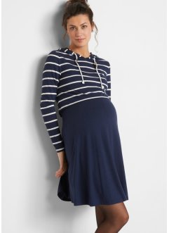 Těhotenské/kojicí šaty s mikinou Hoodie, z udržitelné viskózy, bpc bonprix collection