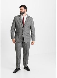 Oblek (4dílná souprava): sako, kalhoty, košile, kravata Slim Fit, bpc selection