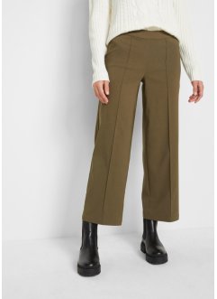 Bengalínové strečové kalhoty s širokými nohavicemi, bpc bonprix collection