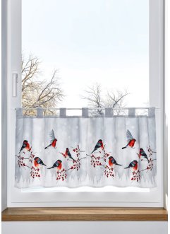 Vitrážková záclona s ptačím motivem, bpc living bonprix collection