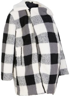 Krátký těhotenský/nosicí kabát s medvídkovou kožešinou, bpc bonprix collection