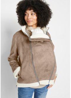 Těhotenská(nosící bunda s imitátem jehněčí kožešiny, bpc bonprix collection