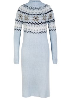 Norské pletené šaty, pod kolena, bpc bonprix collection