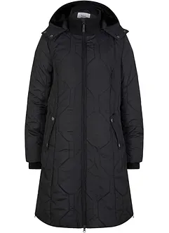 Krátký kabát s diamantovým prošíváním a postranními zipy, bonprix