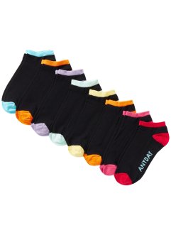 Kotníkové ponožky se dny v týdnu (8 párů) s organickou bavlnou, bpc bonprix collection