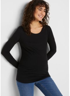 Těhotenské triko, dlouhý rukáv (2 ks v balení), bpc bonprix collection