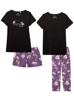 Pyžamo a krátké pyžamo (4dílná souprava), bpc bonprix collection