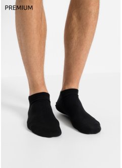 Kotníkové ponožky (3 páry v balení), příjemné na nošení, se silikonovými proužky, organická bavlna, bpc bonprix collection