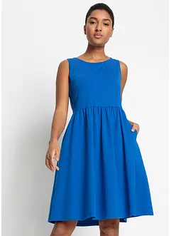 Úpletové šaty s kapsami, z čisté bavlny, bonprix