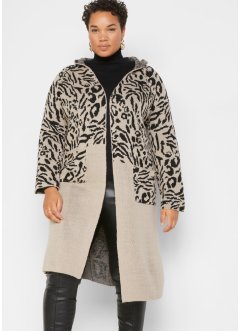 Pletený kabát s kapucí, bpc selection