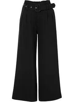 Kalhoty Culotte s páskem, bonprix