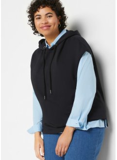 Mikinová vesta s kapucí s recyklovaným polyesterem, oversized, bpc bonprix collection