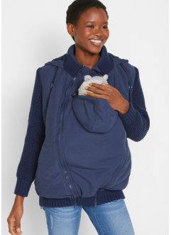 Těhotenská a nosící bunda s pletenými rukávy, bpc bonprix collection