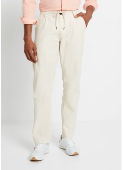 Chino lněné kalhoty bez zapínání, bpc selection