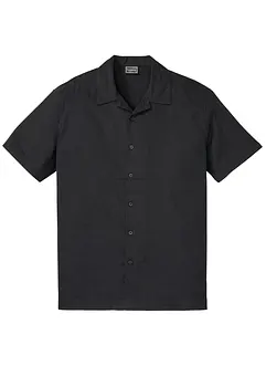 Košile s krátkým rukávem a podílem lnu, Loose Fit, bonprix