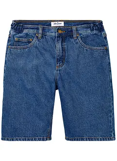 Džínové bermudy s elastickým pasem po stranách, Classic Fit, bonprix