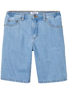 Džínové bermudy s elastickým pasem po stranách, Classic Fit, bonprix